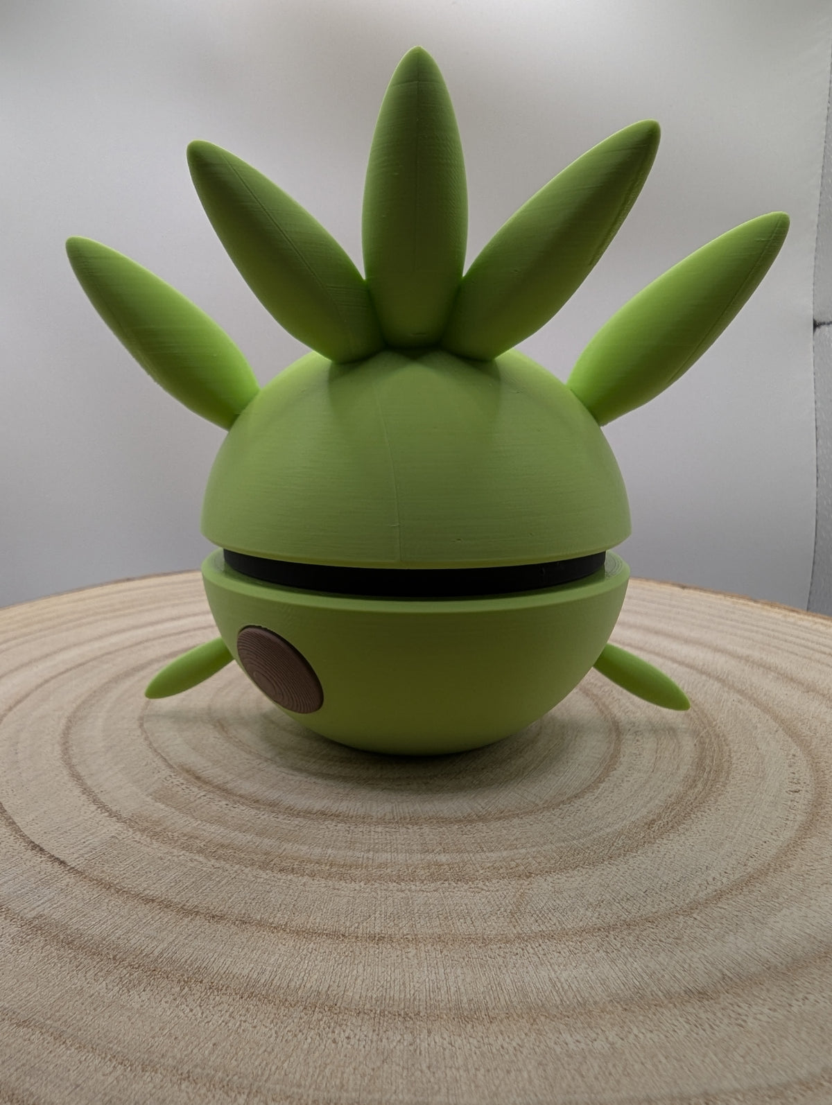 Chespin Pokéball Display Model – 3D Printed Collectible Figure