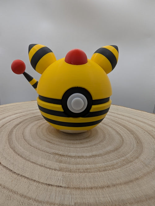 Ampharos Pokéball Display Model – 3D Printed Collectible Figure