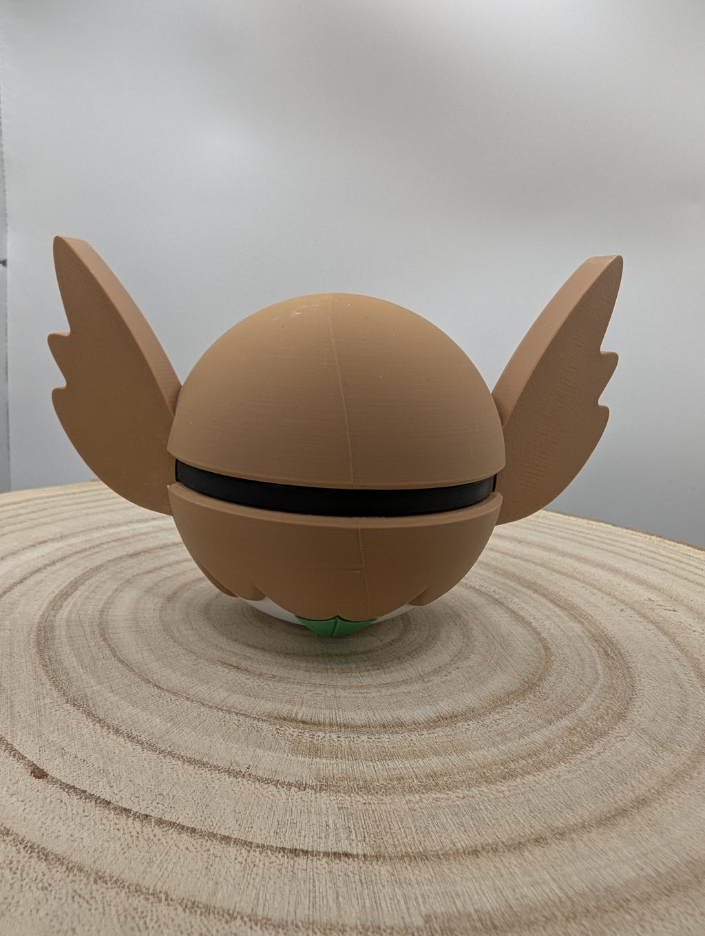 Rowlet Pokéball Display Model – 3D Printed Collectible Figure