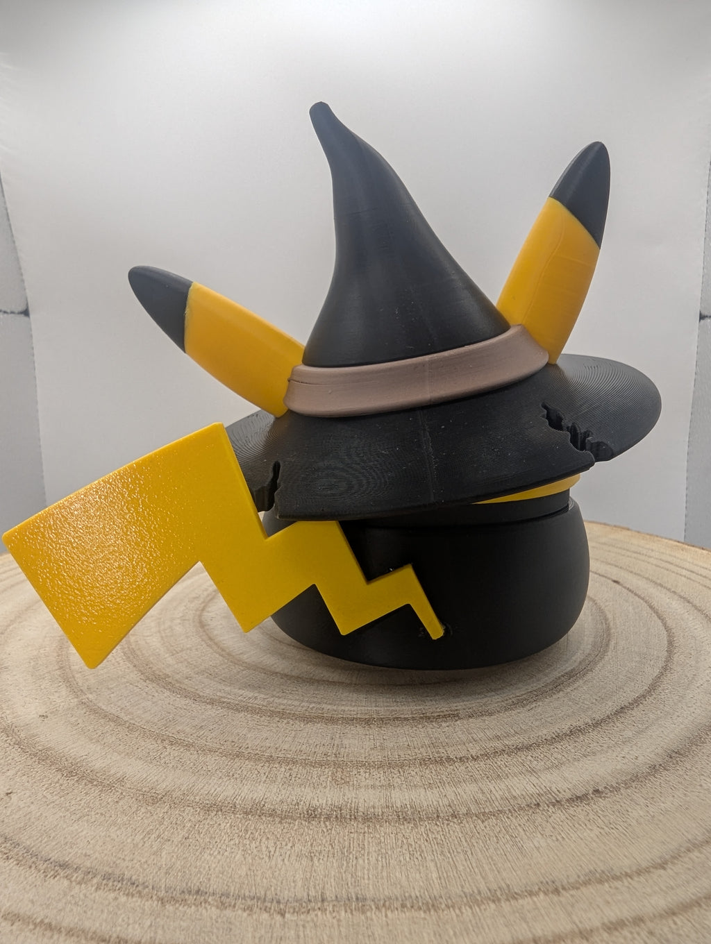 Witch Pikachu Pokéball Display Model – 3D Printed Collectible Figure