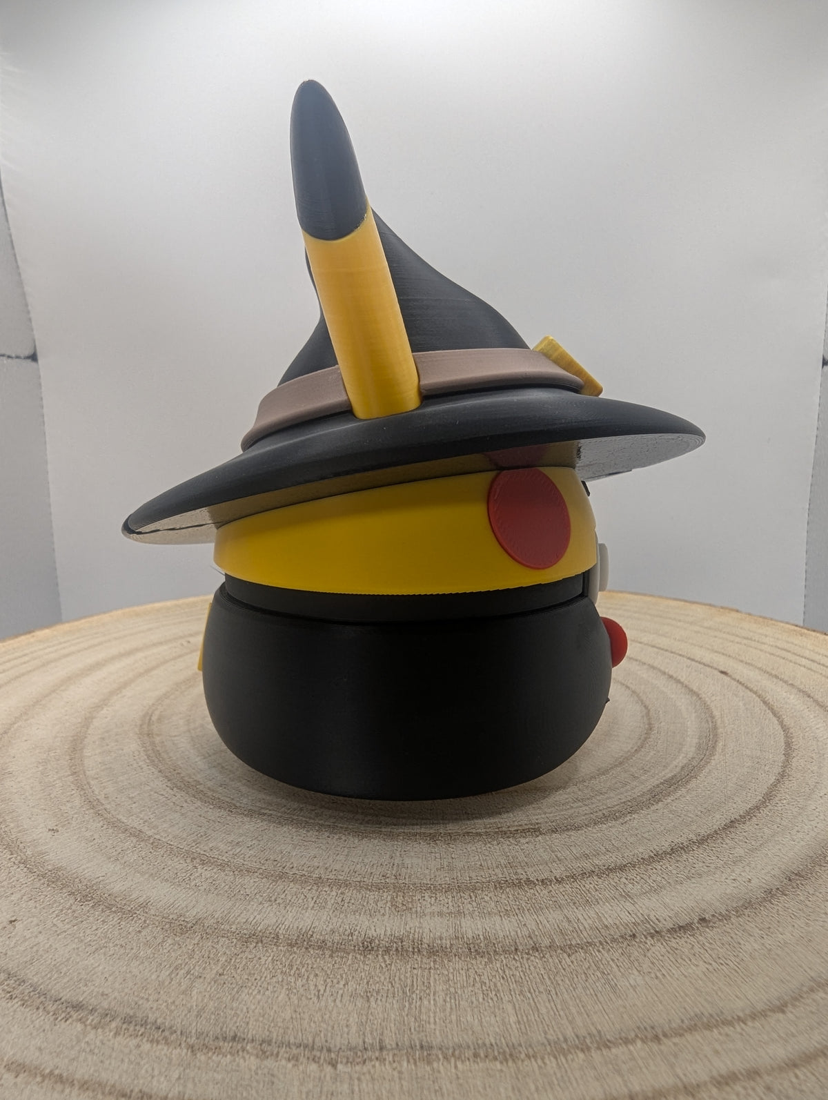 Witch Pikachu Pokéball Display Model – 3D Printed Collectible Figure