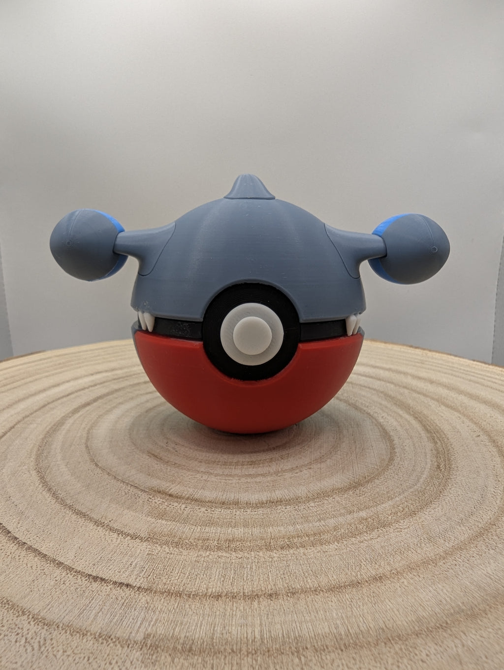 Gible Pokéball Display Model – 3D Printed Collectible Figure