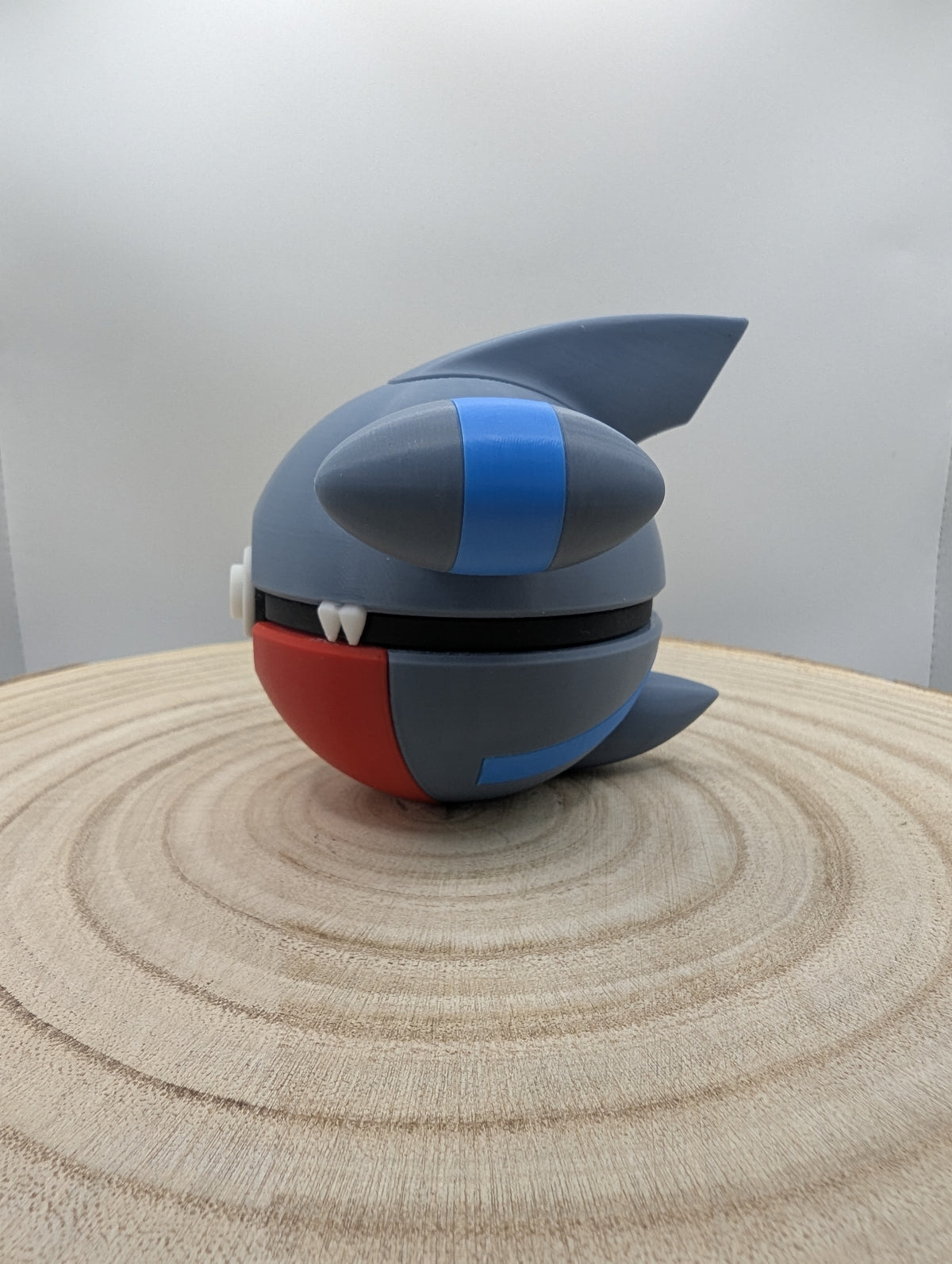 Gible Pokéball Display Model – 3D Printed Collectible Figure