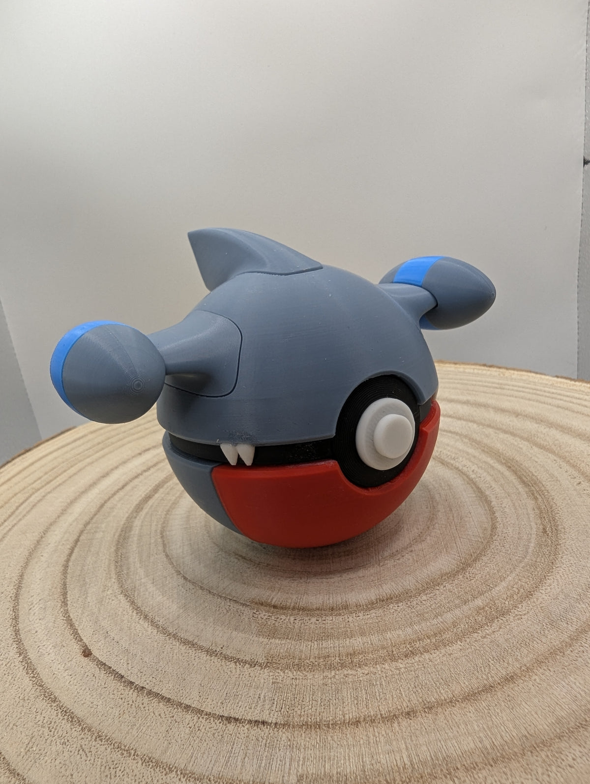 Gible Pokéball Display Model – 3D Printed Collectible Figure