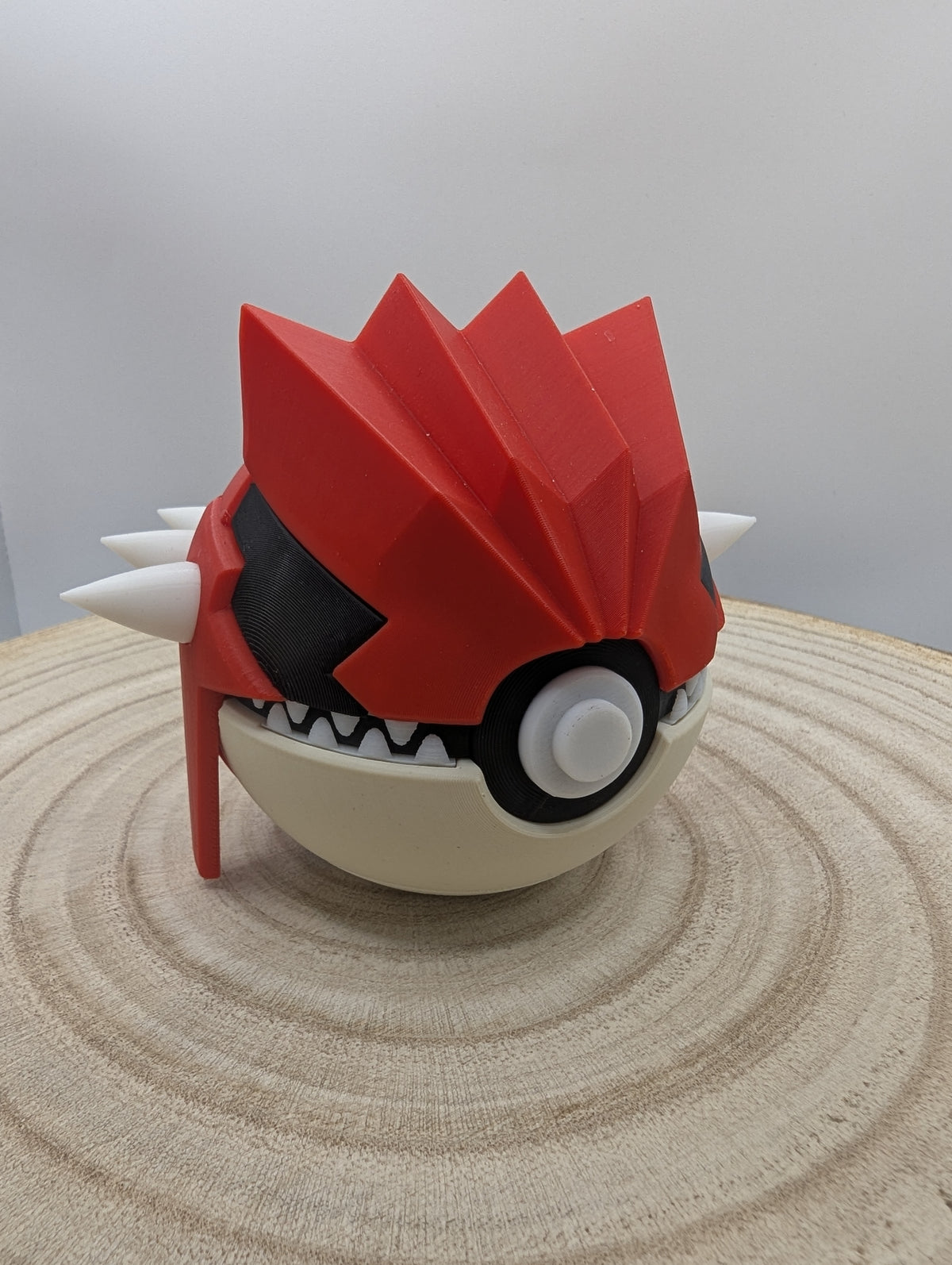 Groudon Pokéball Display Model – 3D Printed Collectible Figure