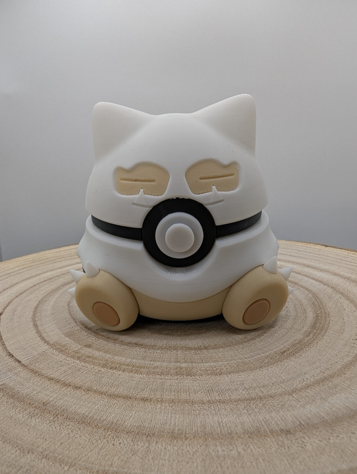 Snorlax Ghost Pokéball Display Model – 3D Printed Collectible Figure
