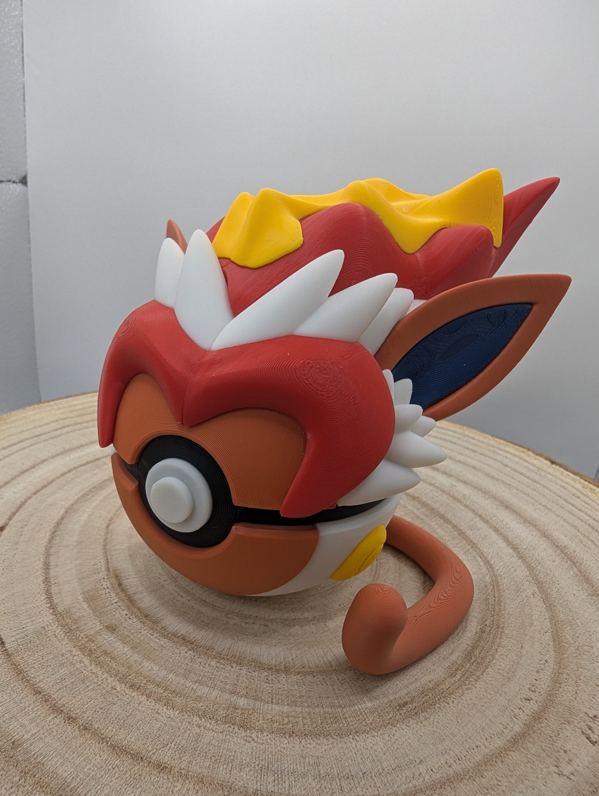Infernape Pokéball Display Model – 3D Printed Collectible Figure