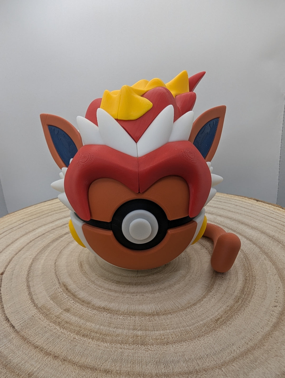 Infernape Pokéball Display Model – 3D Printed Collectible Figure