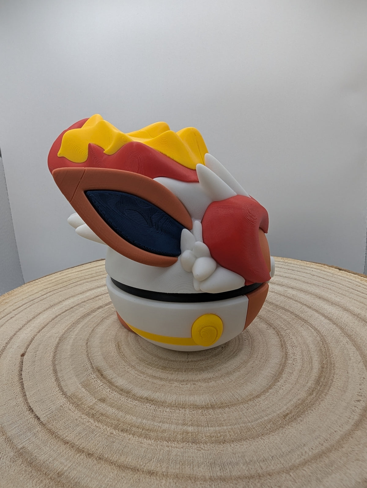Infernape Pokéball Display Model – 3D Printed Collectible Figure