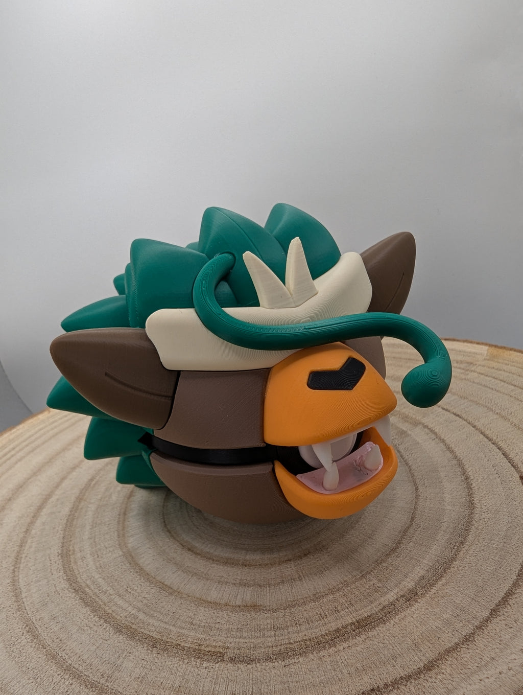 Rillaboom Pokéball Display Model – 3D Printed Collectible Figure