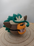 Rillaboom Pokéball Display Model – 3D Printed Collectible Figure