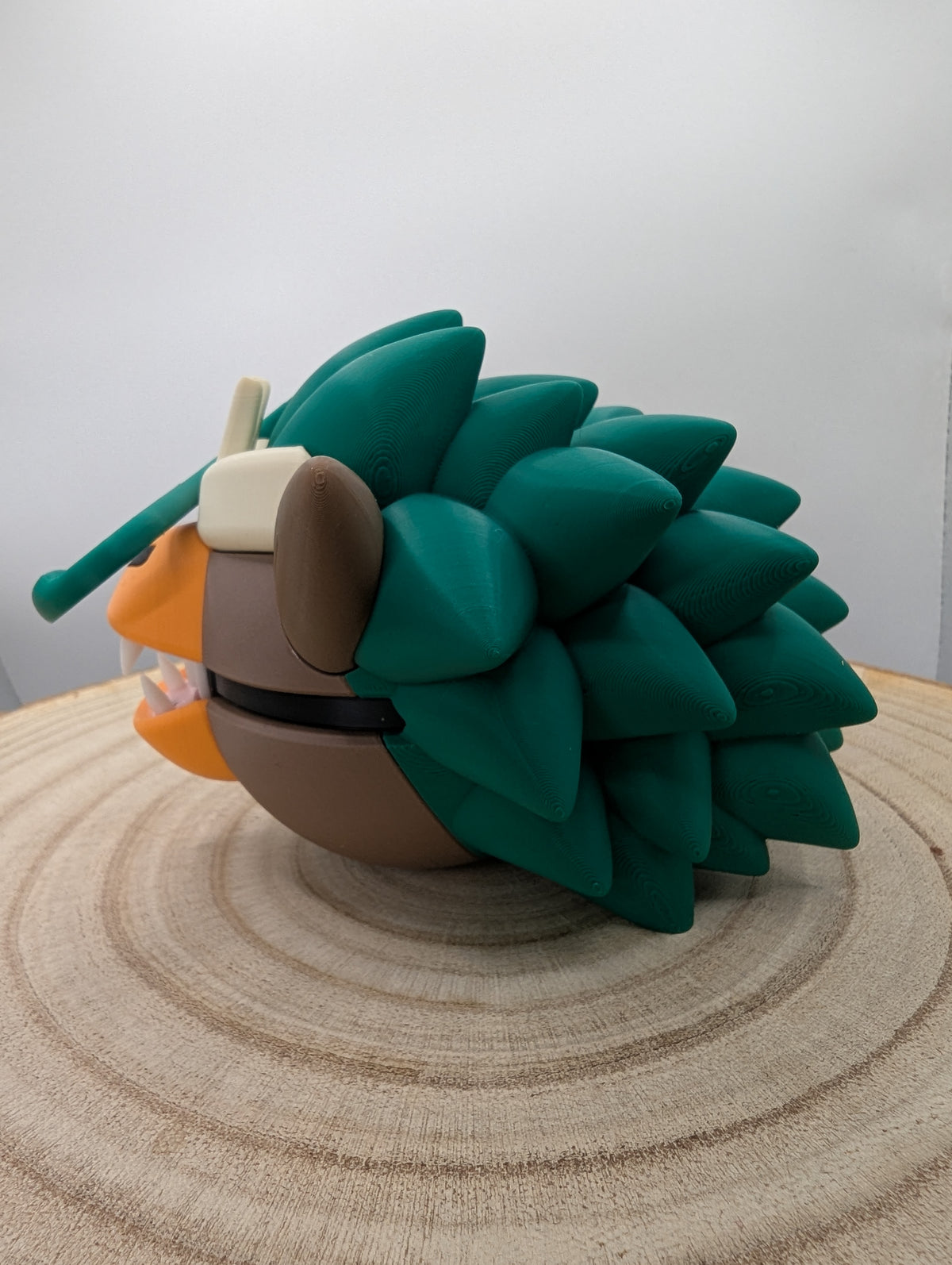 Rillaboom Pokéball Display Model – 3D Printed Collectible Figure