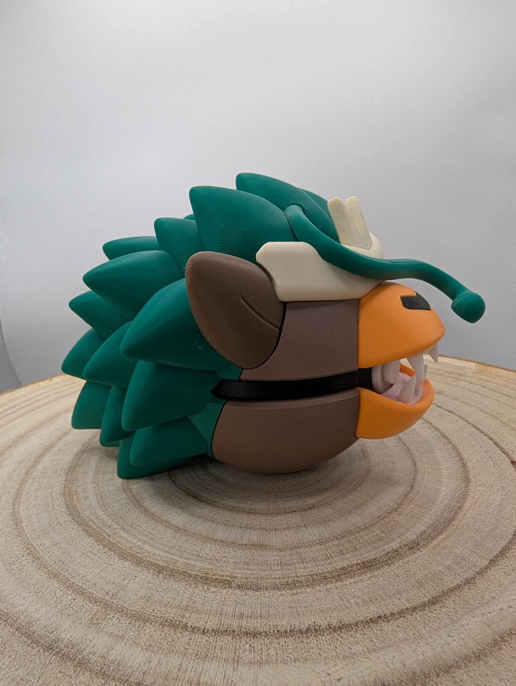 Rillaboom Pokéball Display Model – 3D Printed Collectible Figure