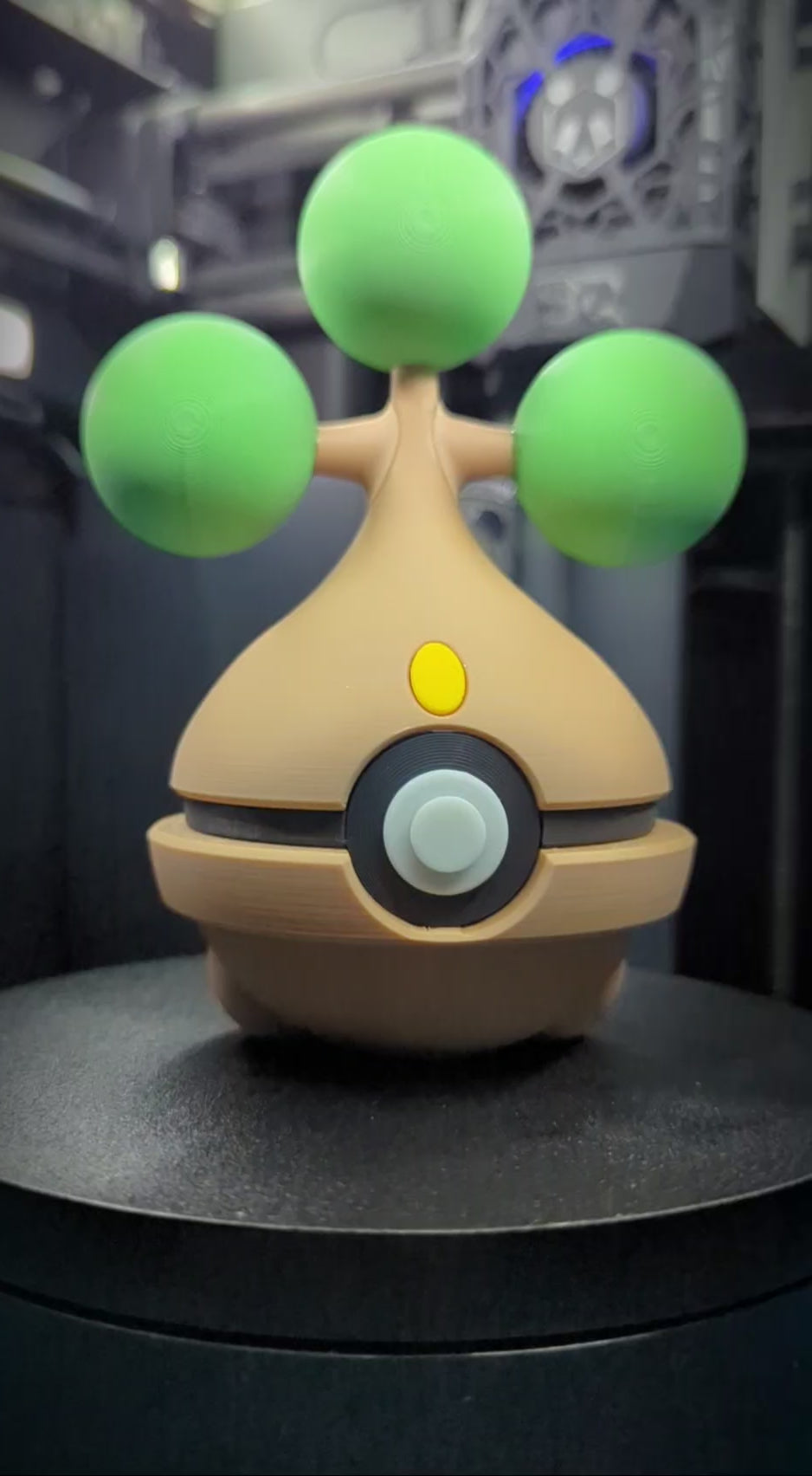 Bonsley Pokéball Display Model – 3D Printed Collectible Figure