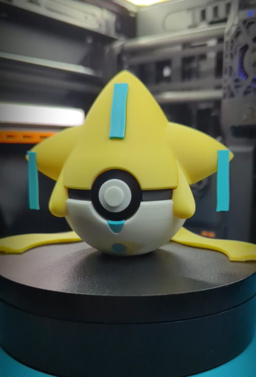 Jirachi Pokéball Display Model – 3D Printed Collectible Figure