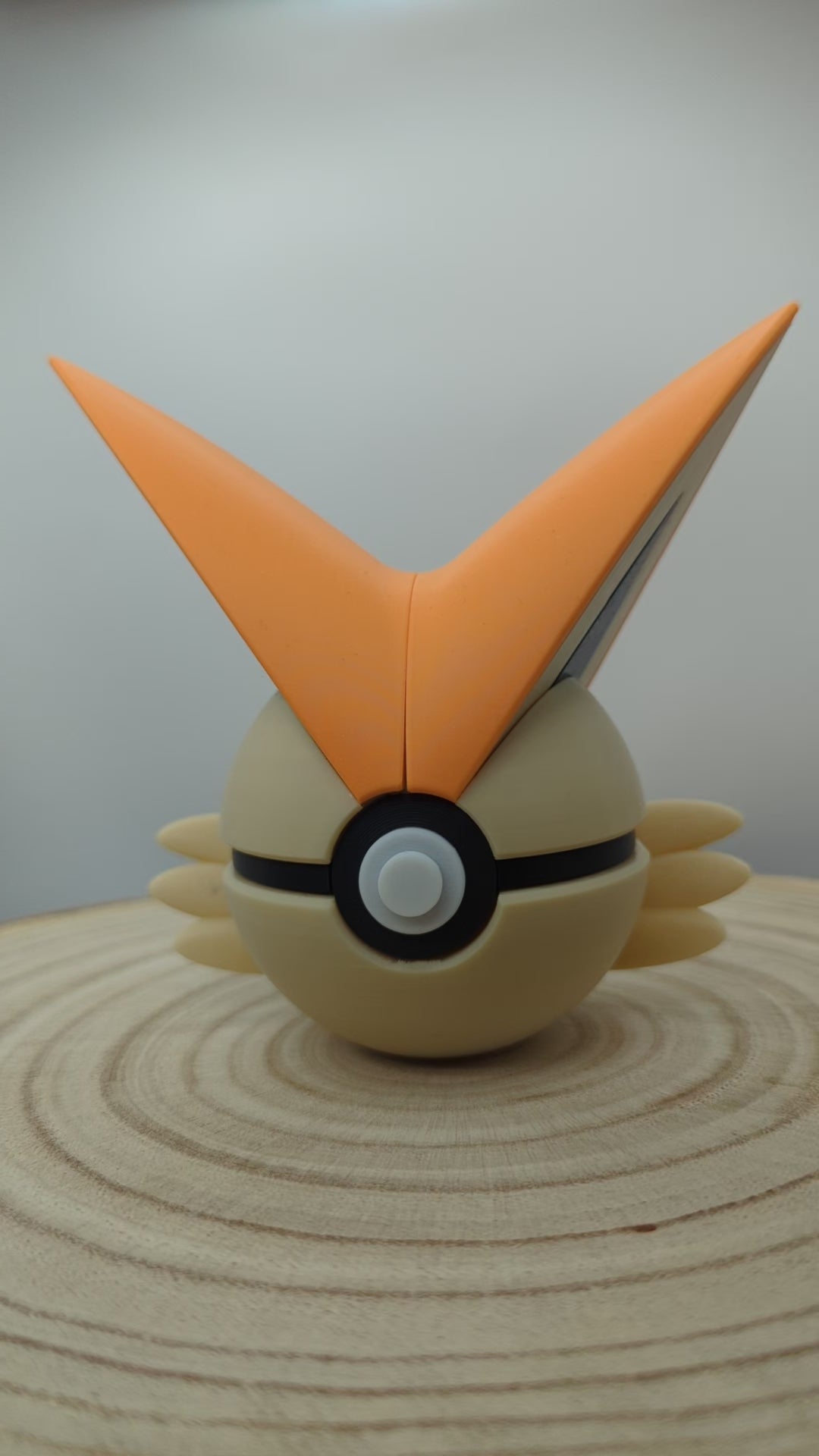 Victini Pokéball Display Model – 3D Printed Collectible Figure