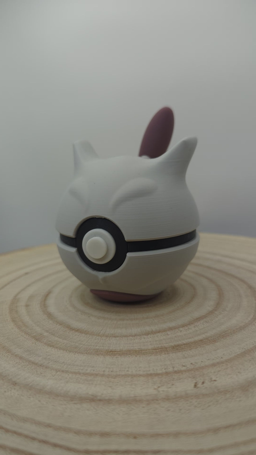 Mewtwo Pokéball Display Model – 3D Printed Collectible Figure