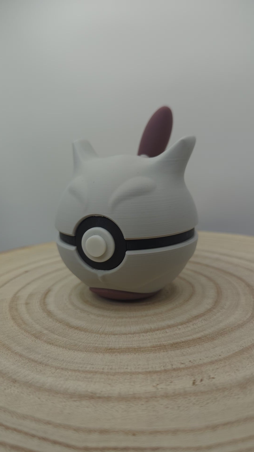 Mewtwo Pokéball Display Model – 3D Printed Collectible Figure