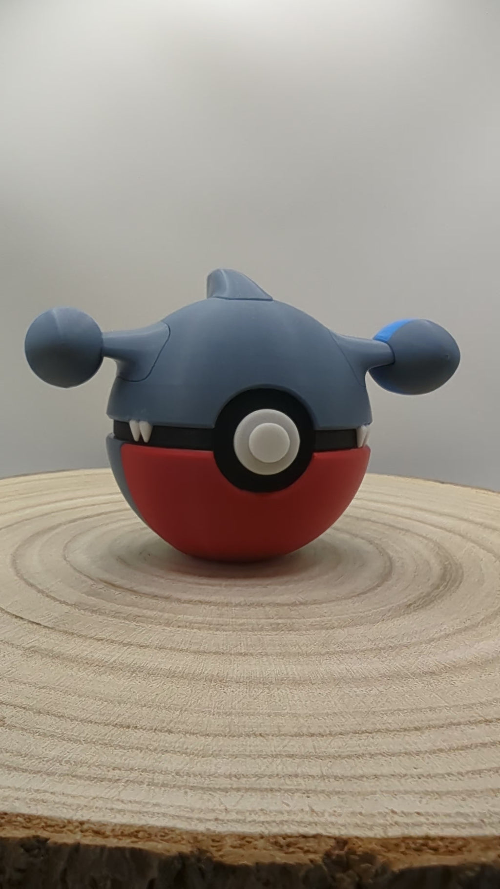 Gible Pokéball Display Model – 3D Printed Collectible Figure