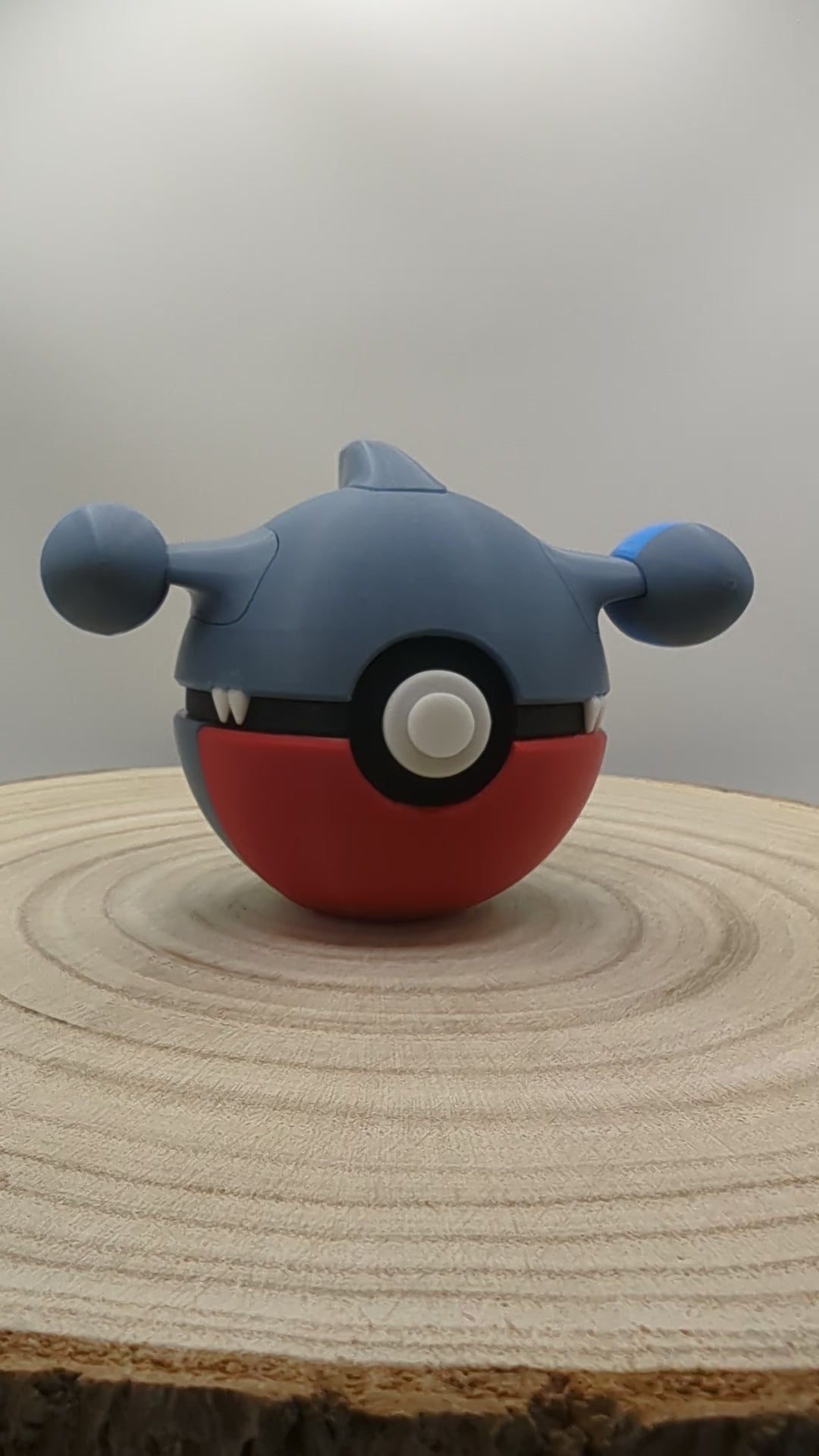 Gible Pokéball Display Model – 3D Printed Collectible Figure