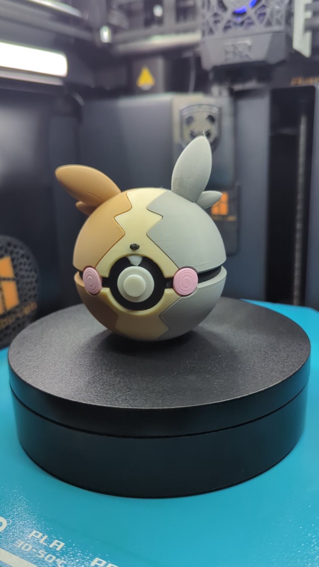 Morpeko Pokéball Display Model – 3D Printed Collectible Figure
