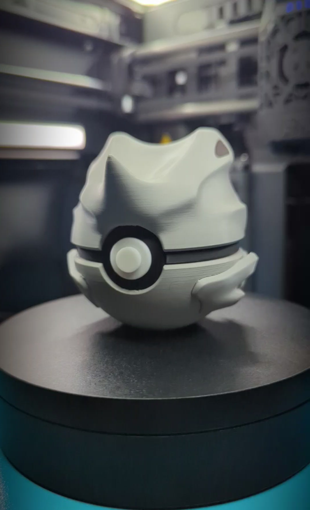 Rhyhorn Pokéball Display Model – 3D Printed Collectible Figure