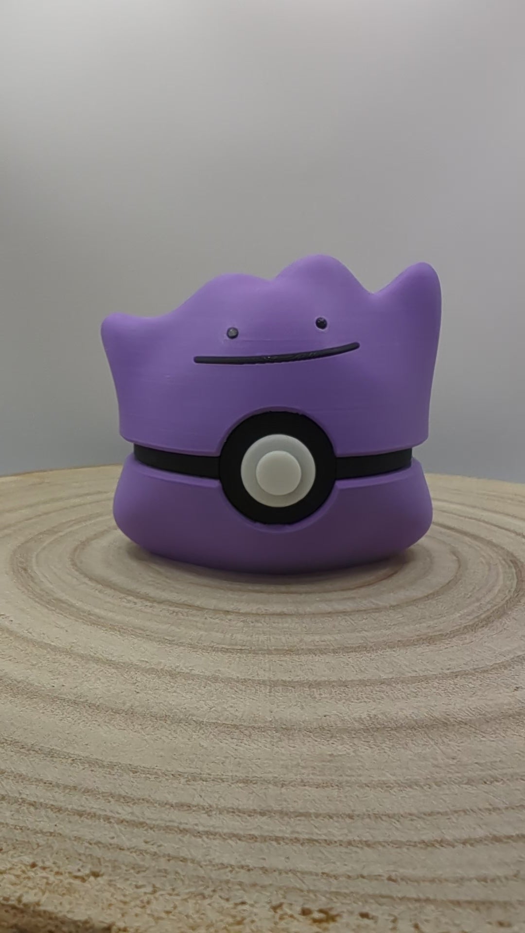 Ditto Pokéball Display Model – 3D Printed Collectible Figure
