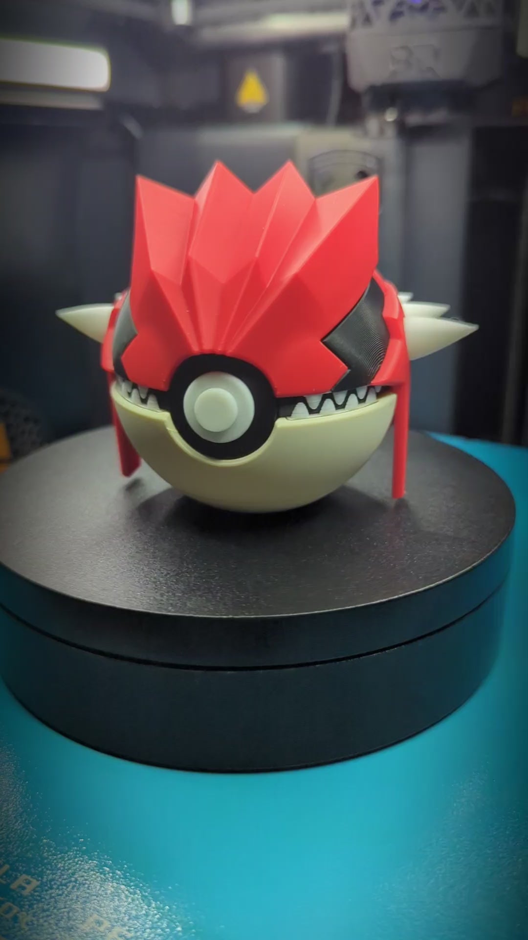 Groudon Pokéball Display Model – 3D Printed Collectible Figure