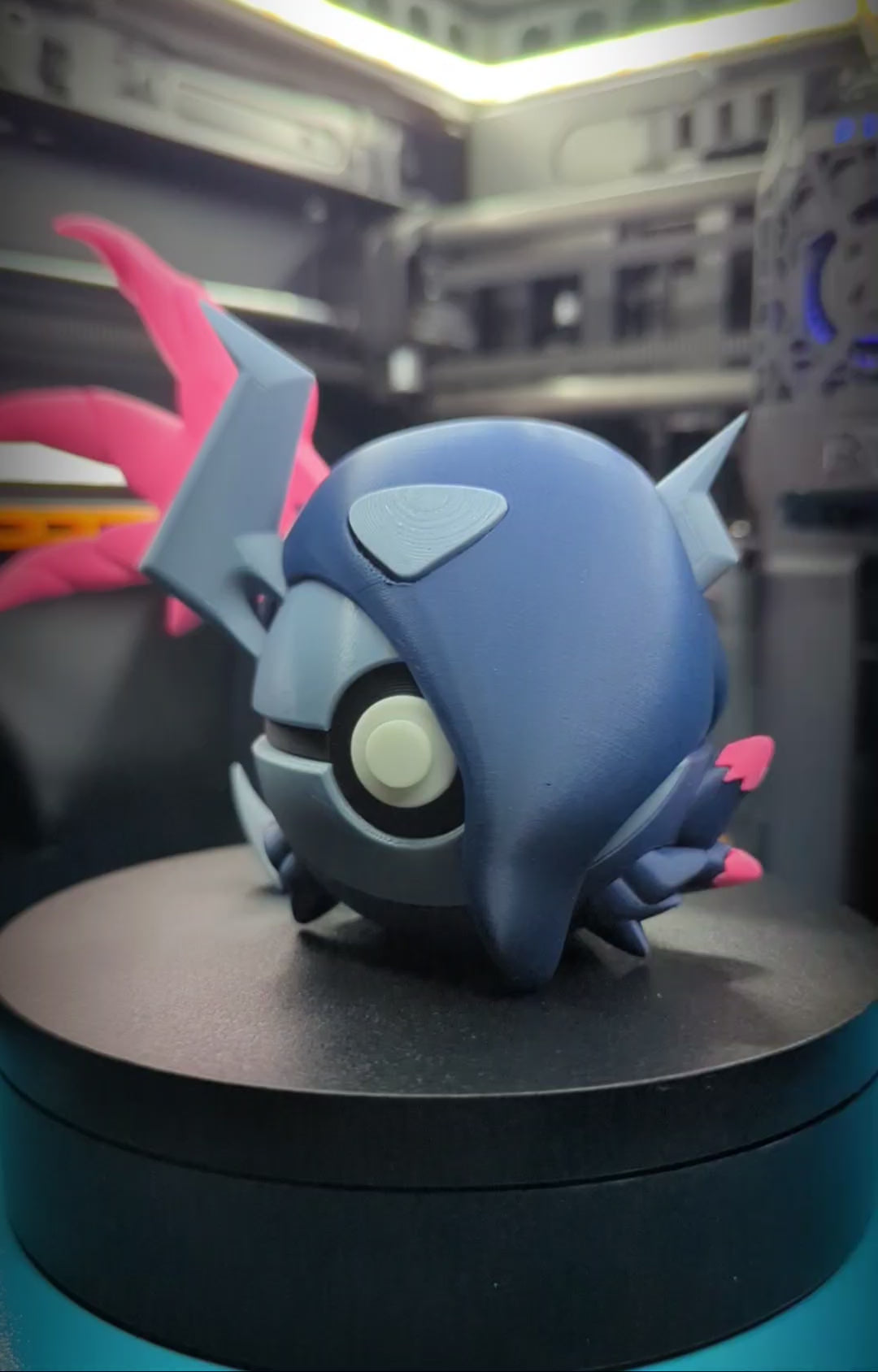 Mega Absol Z Pokéball Display Model – 3D Printed Collectible Figure