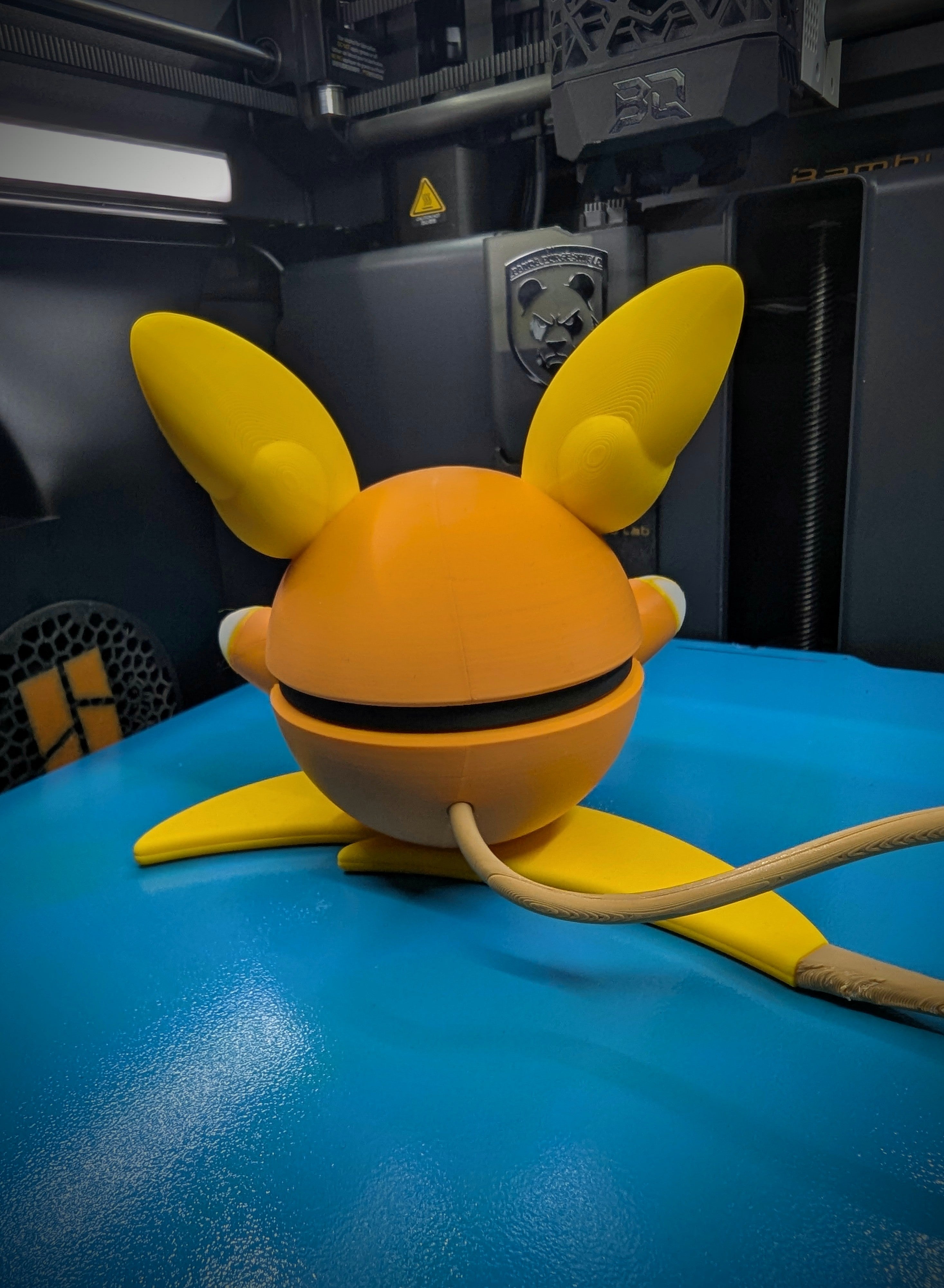 Alolan Raichu Pokéball Display Model – 3D Printed Collectible Figure